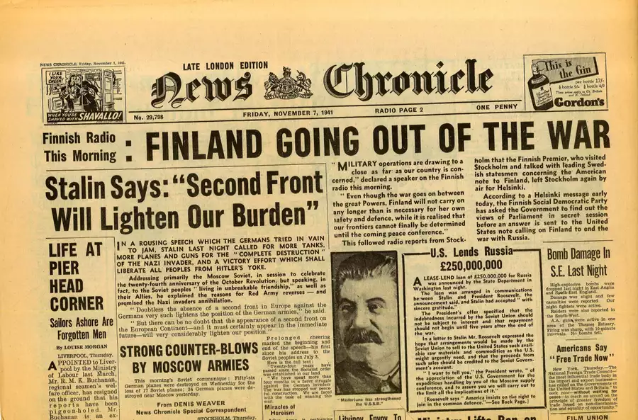 Finland Going out of the War