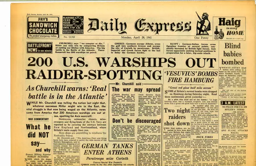 200 U. S. Warships Out Rider-Spotting
