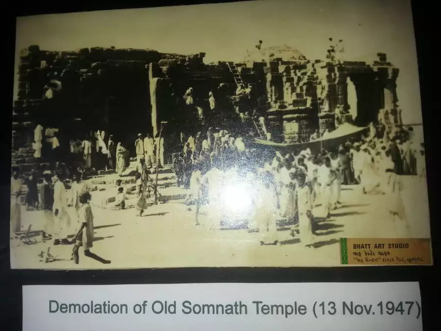Demolation of Old Somnath Temple