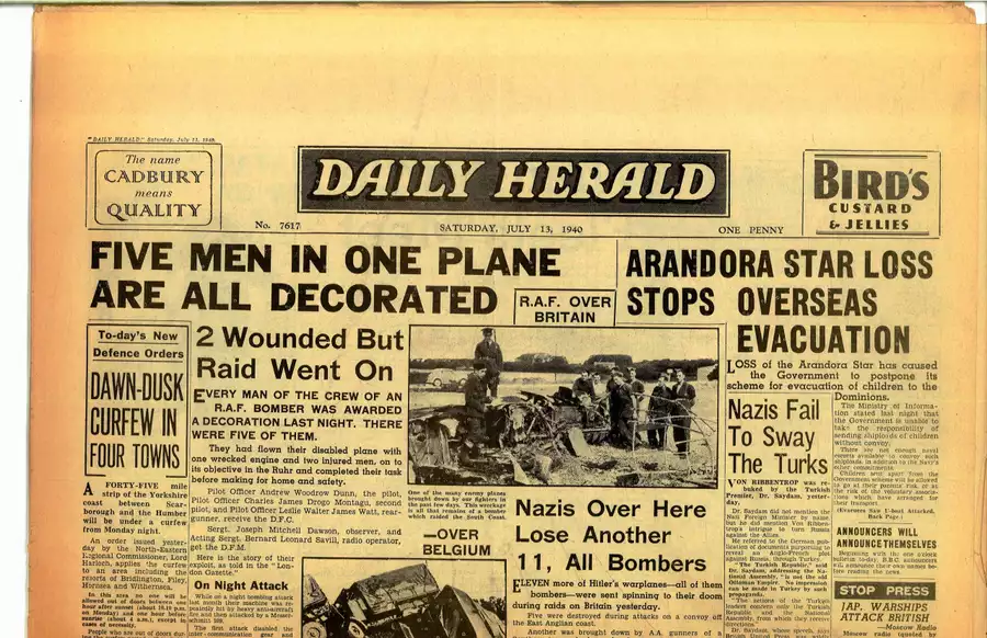 Five Men In One Plane Are All Decorated