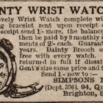 Vintage Watch Advertisement – Plate 02