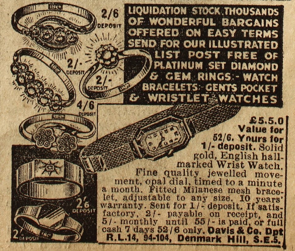 Vintage Watch Advertisement – Plate 15