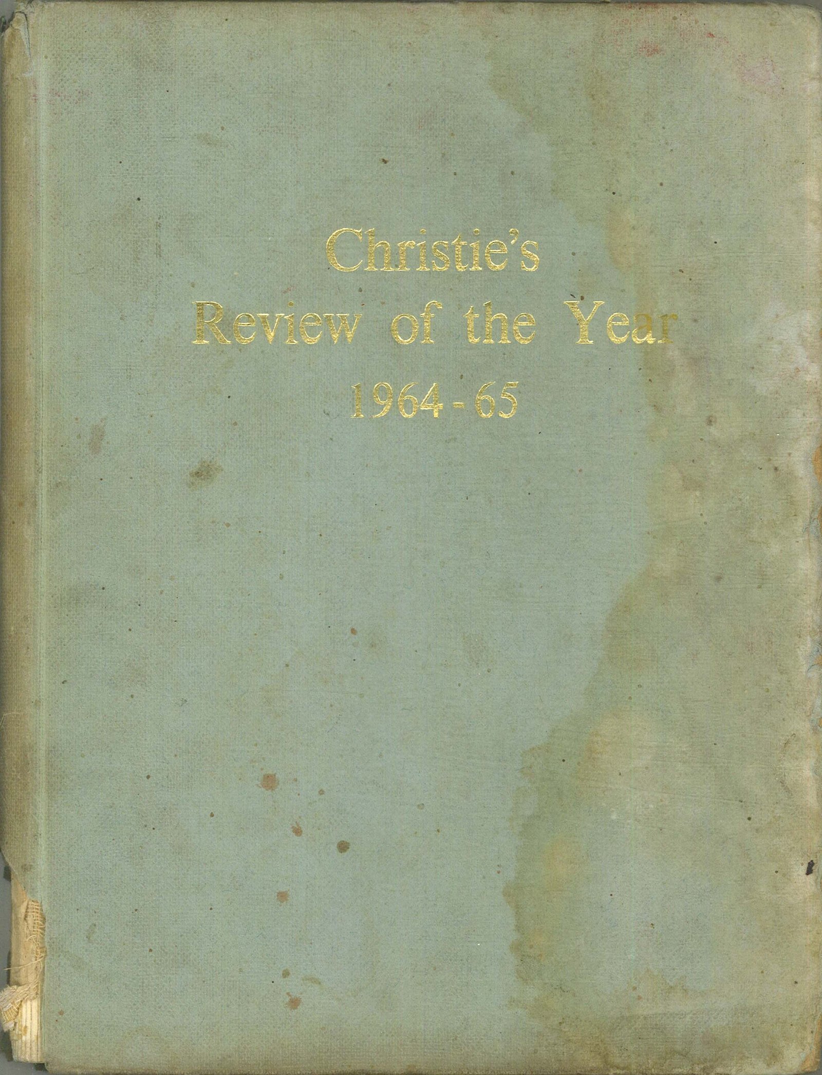Christie’s Review of the Year 1964–65