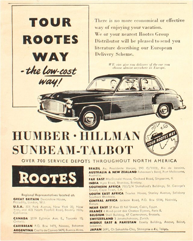Vintage Car Advertisement – Plate 24