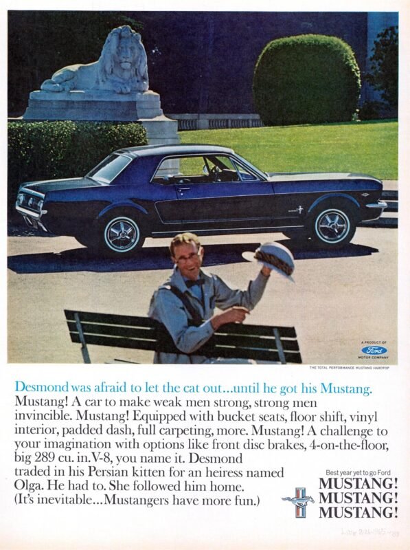 1965 Ford Mustang Vintage Advertisement (CN336049-067)