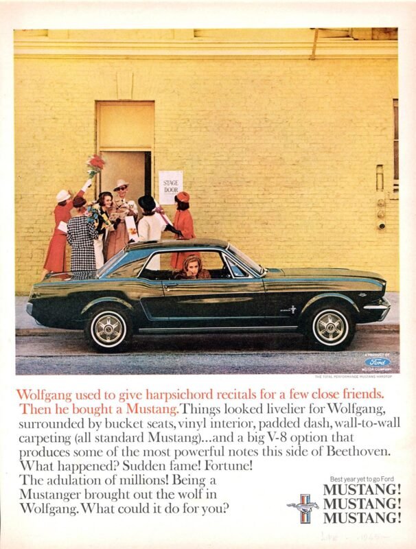 1965 Ford Mustang Vintage Advertisement (CN336049-081)