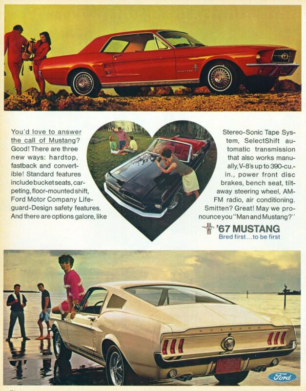 1967 Ford Mustang Vintage Advertisement (Series 2)