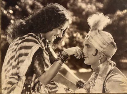 Classic Indian Movie Studio Still — 1930s
