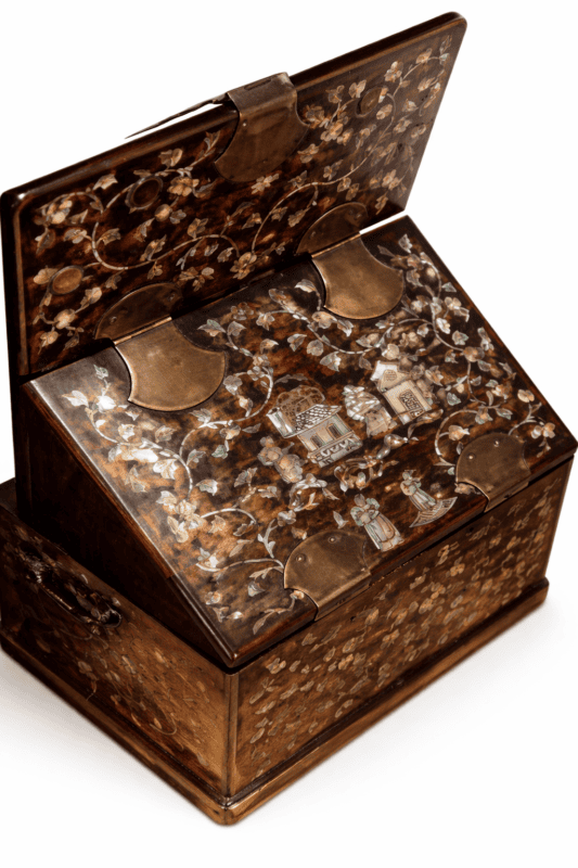 Qing Dynasty Carved Rosewood Box - Box II