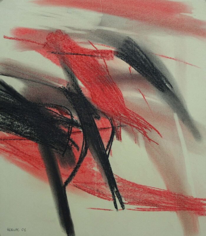 Hukum Lal Verma – HLV - 102 - 13.5 x 15 inches, Mix -Meida on Board, 2006, Ava
