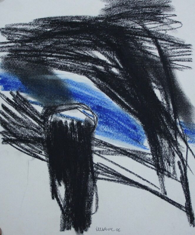 Hukum Lal Verma – HLV - 104 - 10 x 11 inches, Mix media on canvas, 2006, Avail