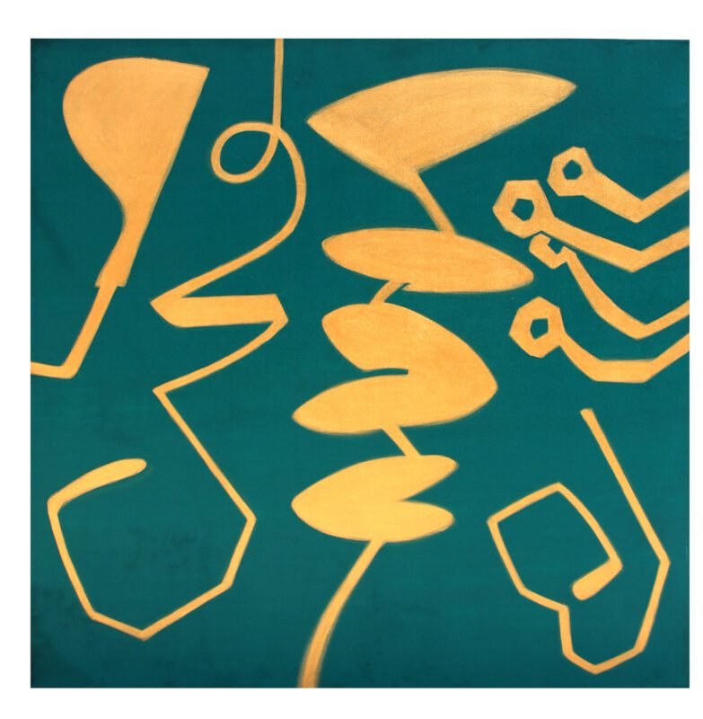 KIS - 28 - 5 x 5 ft, Acrylic on Canvas, Untitled, 2007, Available