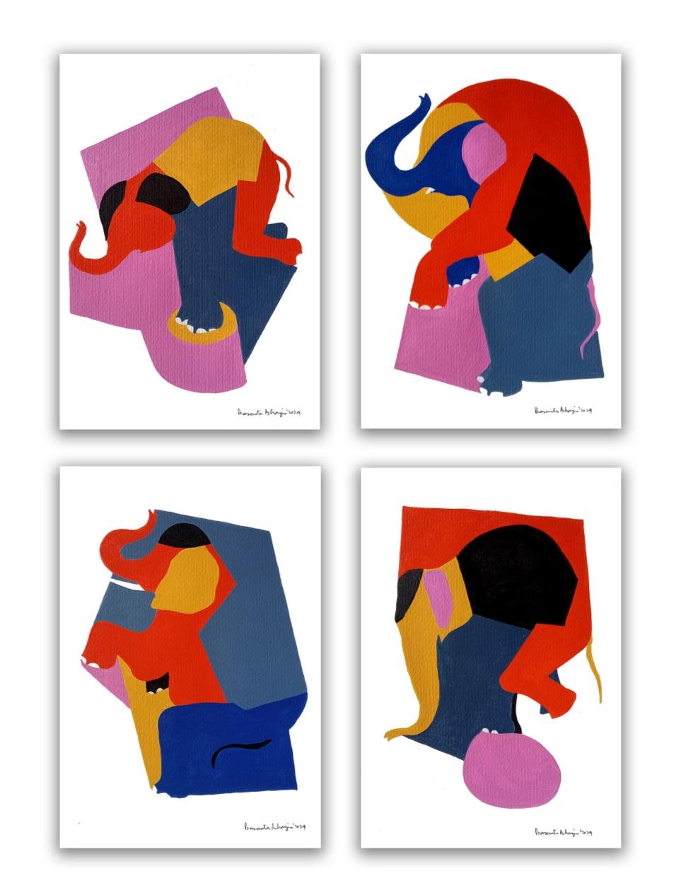 Prasanta Acharjee – Violin Players Study Prasanta Acharjee – Violin Players Study - Image 1