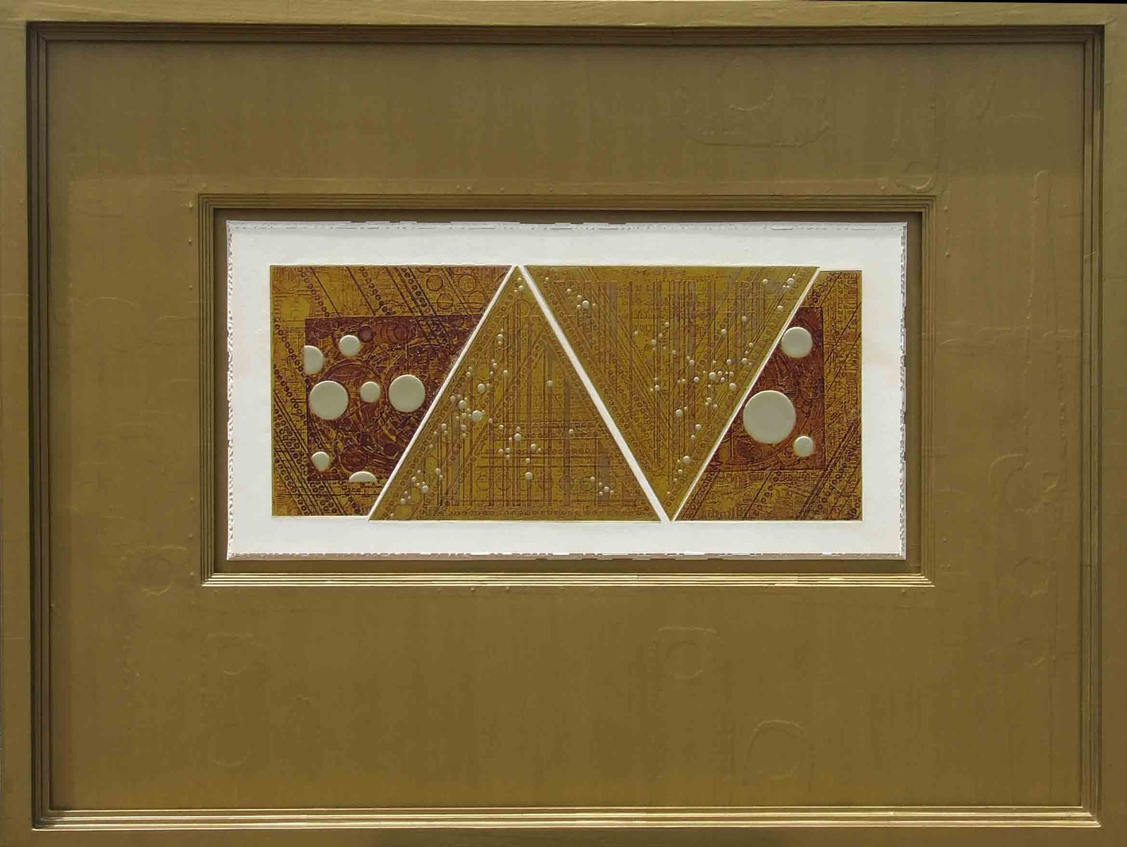 RB-8-Triangulation-Copper-IX-Assemblage-33x43inches-1997-Available RB-8, Triangulation Copper IX-Assemblage-33x43inches-1997, Available - Image 1