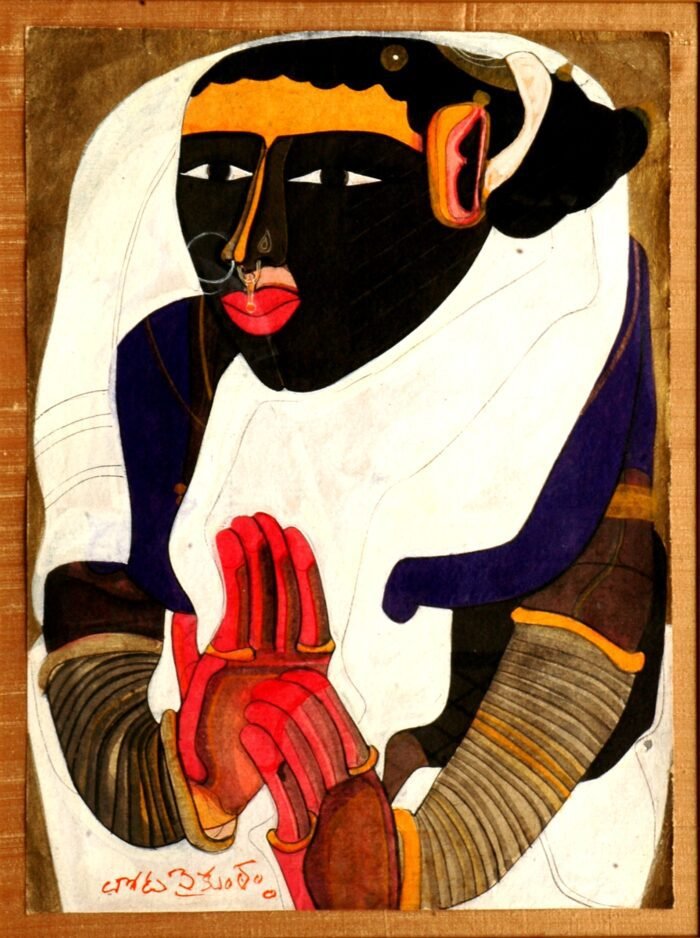 TV-22-16-X-12-inch-Acrylic-on-Board-Available Thota Vaikuntam – TV - 22 - 16 X 12 inch - Acrylic on Board - Available - Image 1