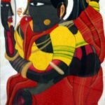Thota Vaikuntam – TV - 38 - 11X 14 inch, Tempra on Paper, Available